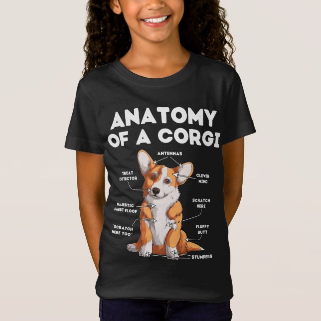 Anatomy of a Corgi T-Shirt (Front)