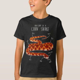 Anatomy of a Corn Snake, Funny Pet Reptile Snake L T-Shirt