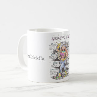 Anatomy of a Cowgirl coffee mug