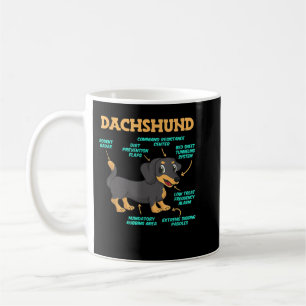 Anatomy of a Dachshund Hunting Dog Owner T-Shirt Coffee Mug