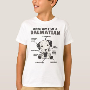 Anatomy Of A Dalmatian Sweet Dogs Funny Puppy T-Shirt