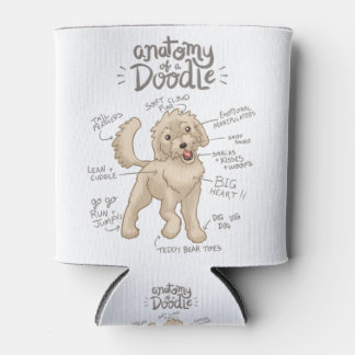 Anatomy of a Doodle Dog Can Cooler