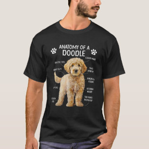 Anatomy Of A Doodle Dog Doodle Owner Goldendoodle T-Shirt