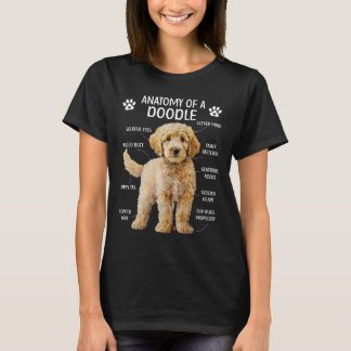 Anatomy Of A Doodle Dog Doodle Owner Goldendoodle T-Shirt