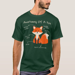 Anatomy Of A Fo Cute Furry Carnivore Fo Lover Desi T-Shirt