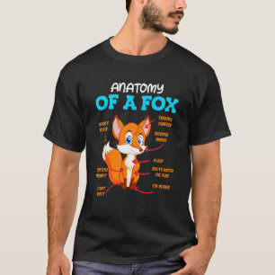 Anatomy of a fox children T-Shirt
