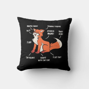 Anatomy Of A Fox Cushion