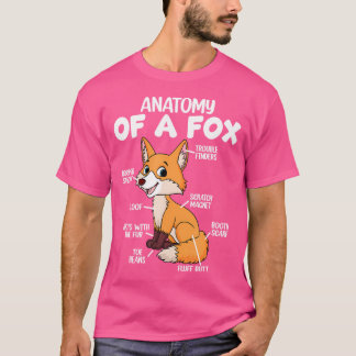 Anatomy Of A Fox T-Shirt