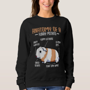Anatomy Of A Furry Potato Guinea Pig Household Pet Sweatshirt