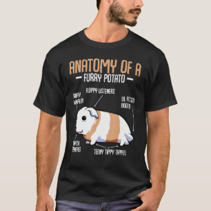 Anatomy Of A Furry Potato Guinea Pig Household Pet T-Shirt