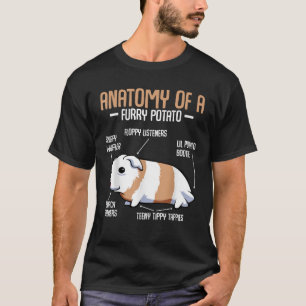 Anatomy Of A Furry Potato Guinea Pig Household Pet T-Shirt