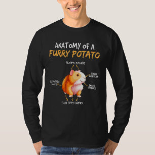 Anatomy Of A Furry Potato Guinea Pig Pet Animal T-Shirt