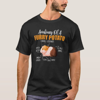 Anatomy Of A Furry Potato Guinea Pig  Pet Owner T-Shirt