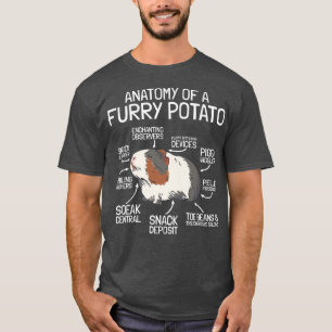 Anatomy Of A Furry Potato Guinea Pig T-Shirt