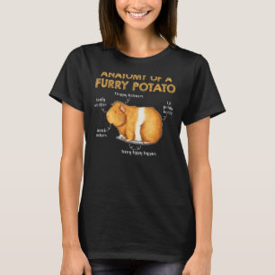 Anatomy Of A Furry Potato Guinea Pig T-Shirt