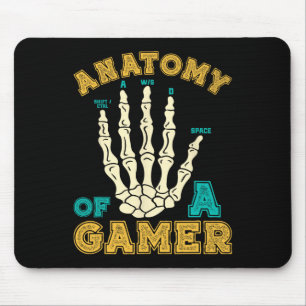Anatomy Of A Gamer Gaming Hand Games Video Game Ga Mouse Mat