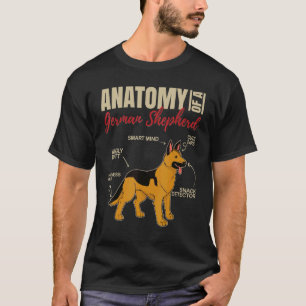 Anatomy Of A German Shepherd 1 T-Shirt