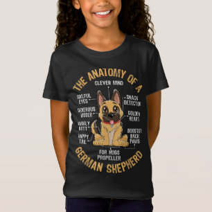 Anatomy of a German Shepherd Funny Dog Lover Gifts T-Shirt