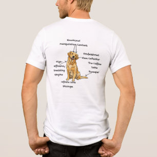 Anatomy of a Golden Retriever - Funny Dog Mom/Dad Tri-Blend Shirt