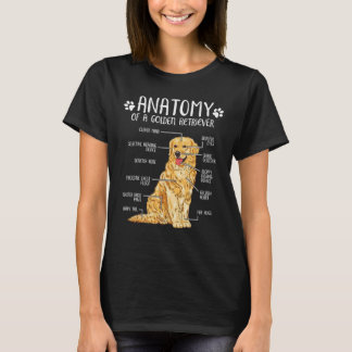 Anatomy Of A Golden Retriever T-Shirt