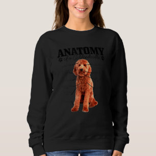 Anatomy Of A Goldendoodle  Cute Dog Doodle Mum Dad Sweatshirt