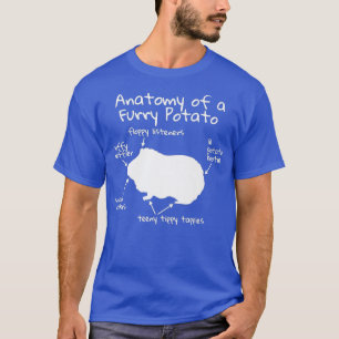 Anatomy Of A Guinea Pig Funny Furry Potato Pet T-Shirt
