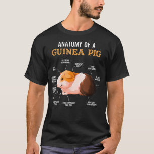 Anatomy Of A Guinea Pig  Guinea Pig Owner  T-Shirt
