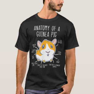 Anatomy of a Guinea Pig guinea pig owners  T-Shirt