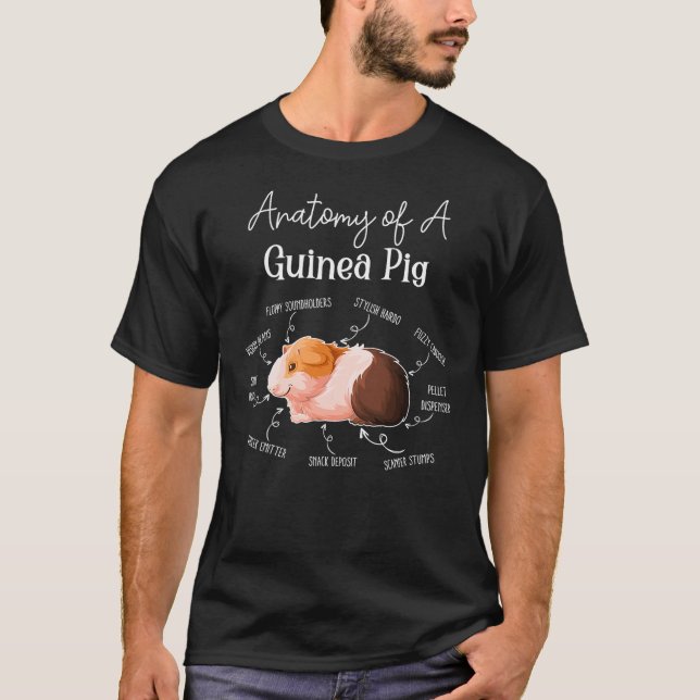 Anatomy Of A Guinea Pig T-Shirt (Front)