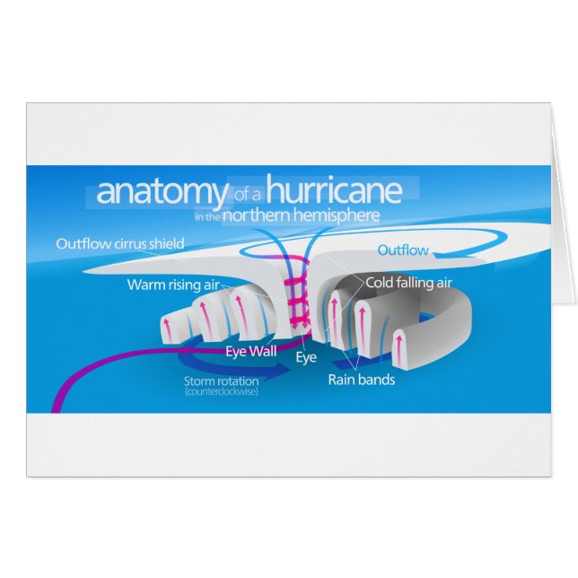 Anatomy of a Hurricane Diagram (Front Horizontal)