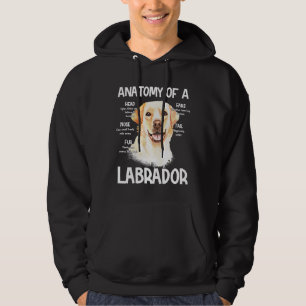 Anatomy Of A Labrador For Dog Lovers Hoodie