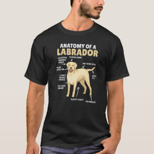 Anatomy Of A Labrador Retriever Cute Dogs Dog 1 T-Shirt