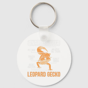 Anatomy Of A Leopard Gecko Lover Lizard Animal Rep Key Ring