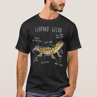 Anatomy Of A Leopard Gecko T-Shirt