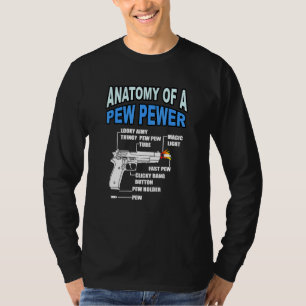Anatomy Of A Pew Pewer Gun Ammo Weapon _5 T-Shirt