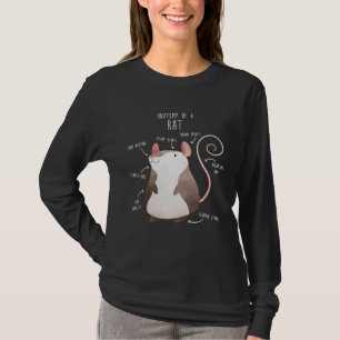 Anatomy of a Rat Cute Fancy Pet Rodent T-Shirt