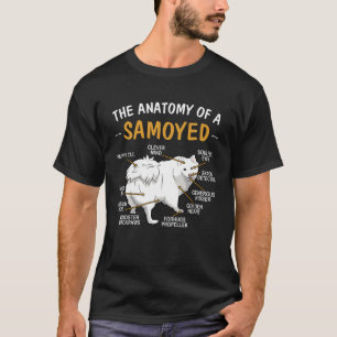 Anatomy Of A Samoyed For Dog T-Shirt