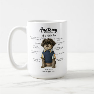 Anatomy of a Shihtzu Unconditional Love Edition Coffee Mug