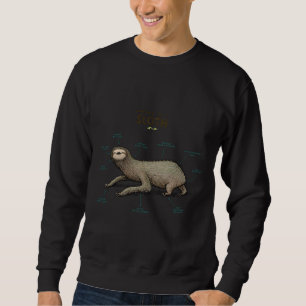 Anatomy Of A Sloth Sweatshirt