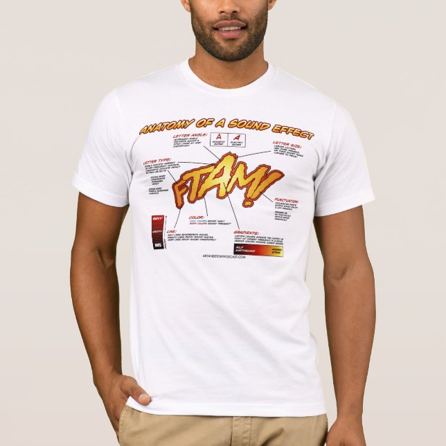 Anatomy of a Sound Effect Shirt (Front)