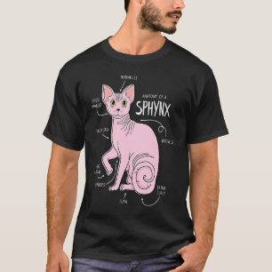 Anatomy of a Sphynx Cat T-Shirt