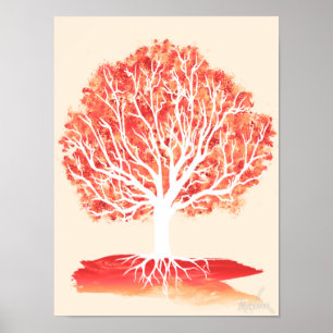 Anatomy of a tree (18x24) poster