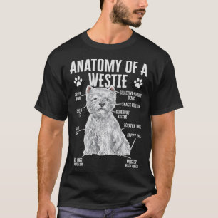 Anatomy Of A Westie West Highland White Terrier T-Shirt
