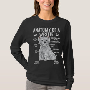 Anatomy Of A Westie West Highland White Terrier T-Shirt