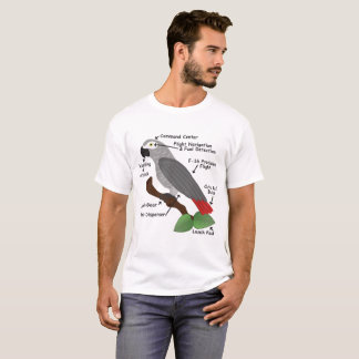 Anatomy of an African Grey Parrot T-Shirt