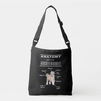Anatomy of An Aussiedoodle Crossbody Bag