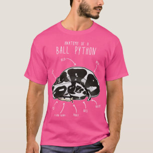 Anatomy of an Axanthic Ball Python T-Shirt