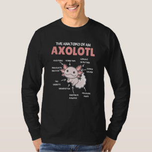 Anatomy Of an Axolotl Sweet Axolotl Explanation 6 T-Shirt