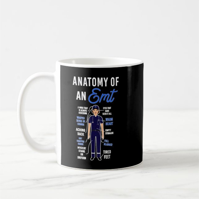 Anatomy Of An EMT Coffee Mug (Left)