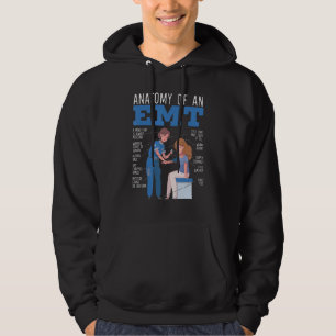 Anatomy Of An Emt Paramedic Emt Ems Health Care 1 Hoodie